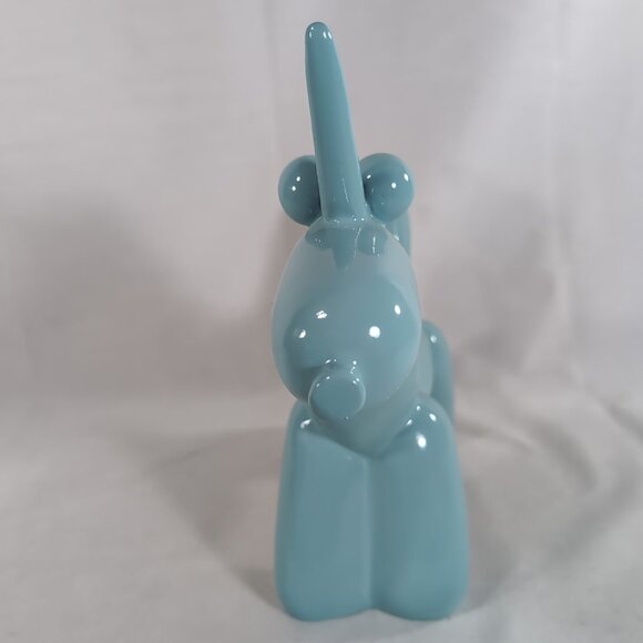 Balloon Animal Unicorn Sculpture Figure Blue Decor Paperweight 12x10" Dog Baby - Picture 3 of 11